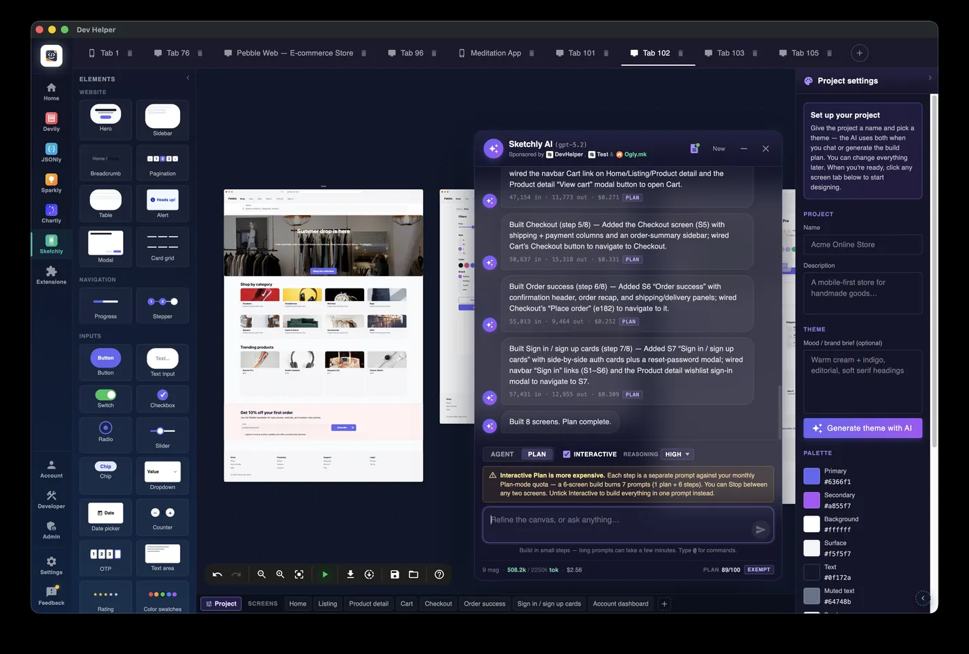 DevHelper on the desktop